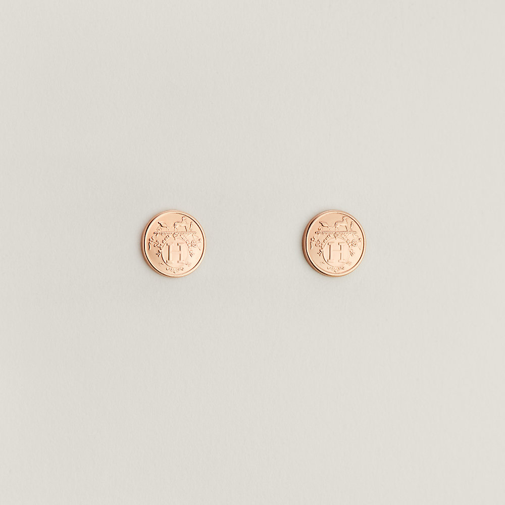 Hermès Ex-Libris earrings, very small model | Hermès